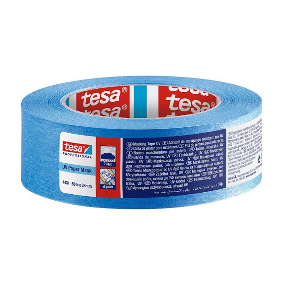 Páska maskovací Tesa 4431 38 mm/50 m UV modrá Tesa